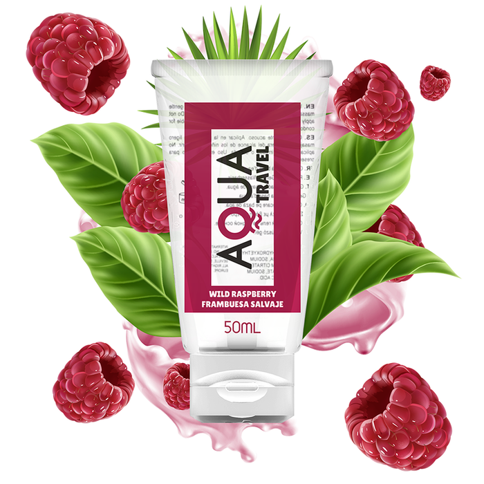 Lubricante base agua sabor frambuesa salvaje 50 ml