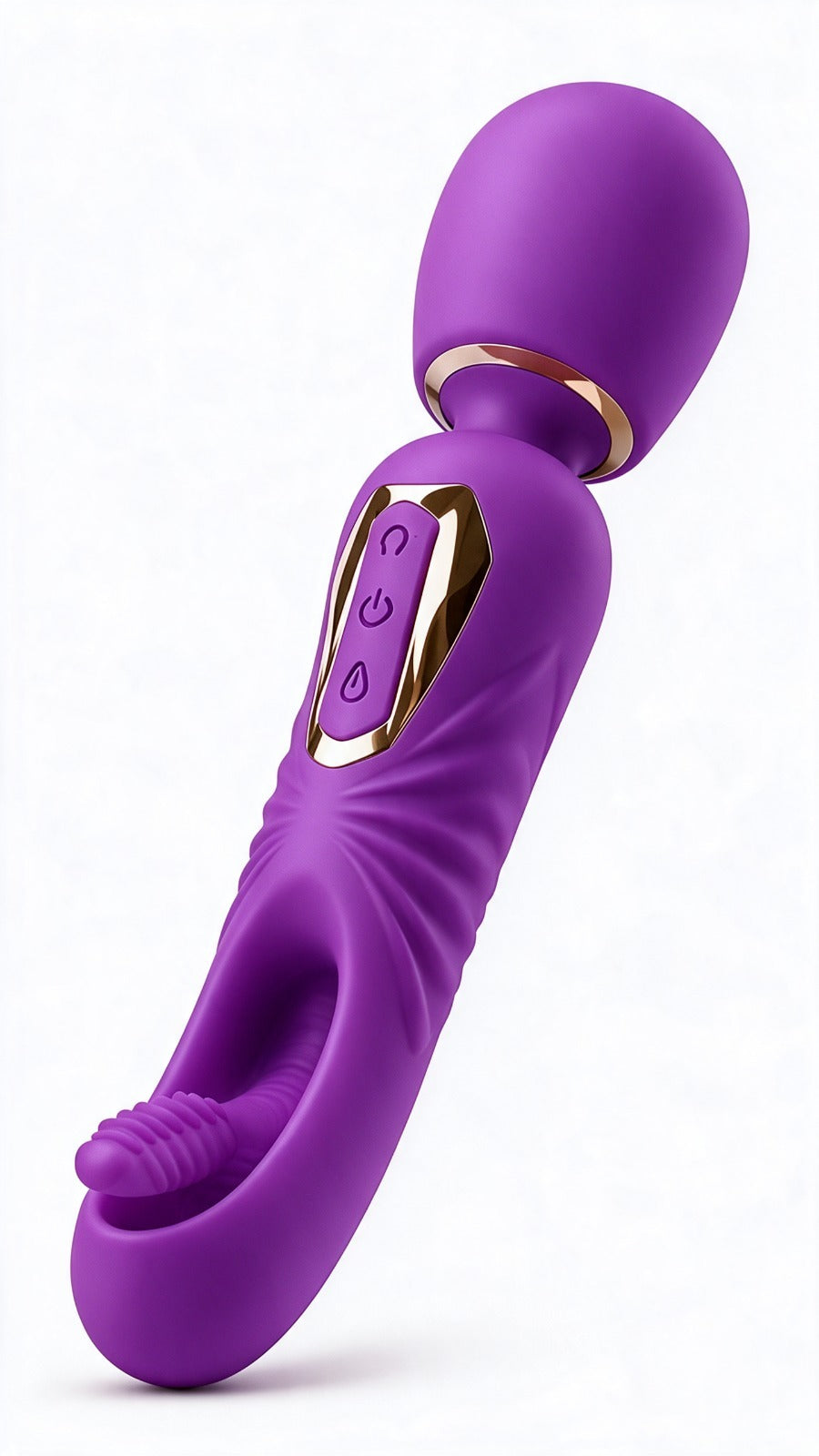 Christy vibrador wand con lengua giratoria de Intense