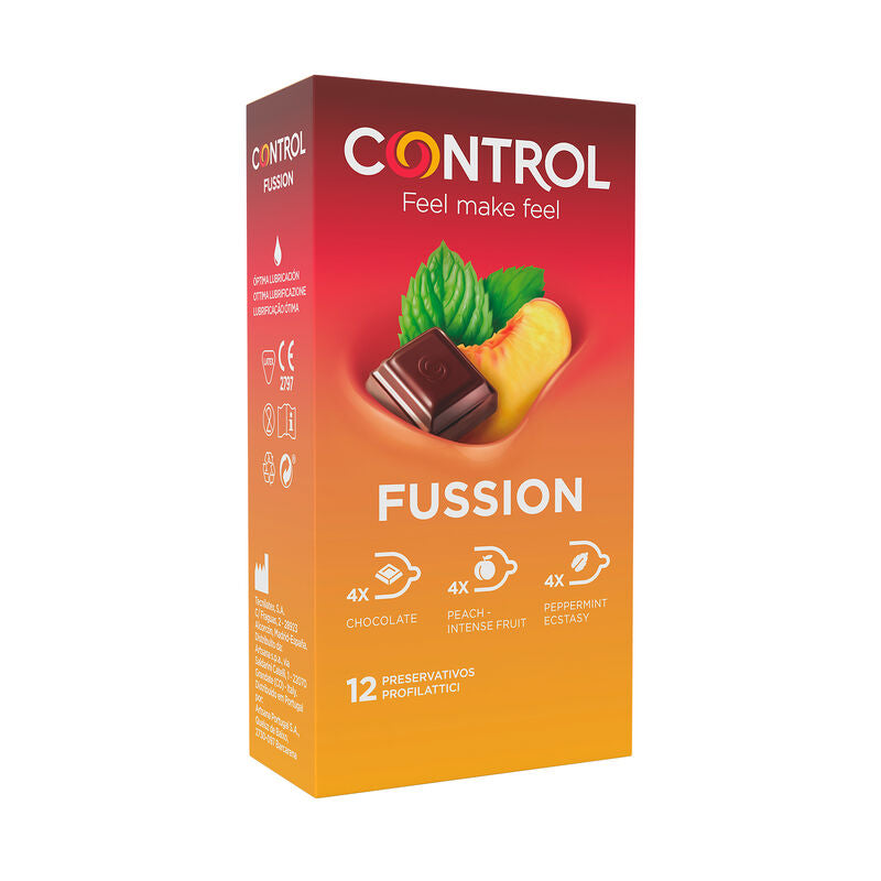 Fussion preservativos 12 unidades de Control