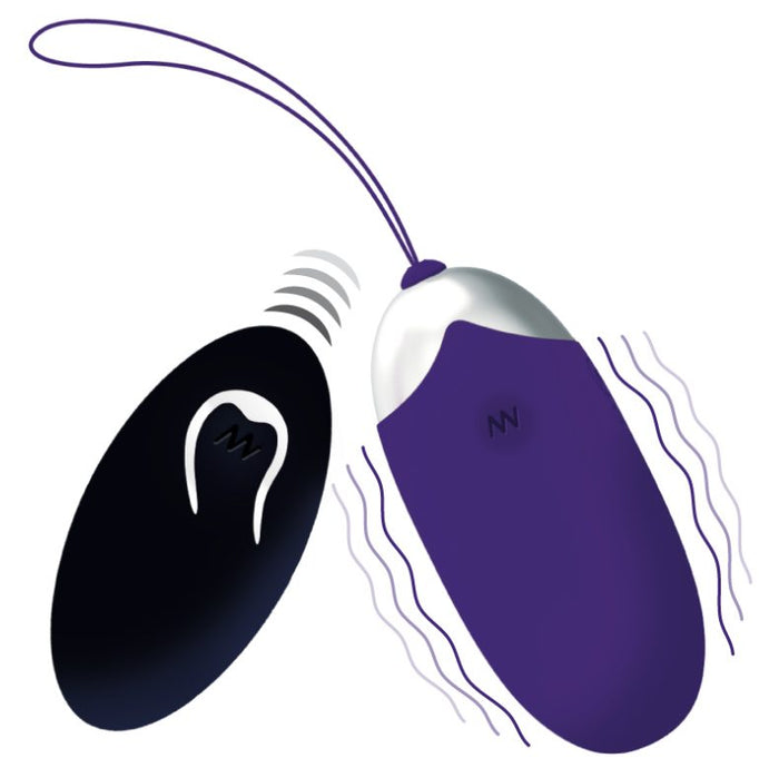 Flippy II huevo vibrador recargable con control remoto
