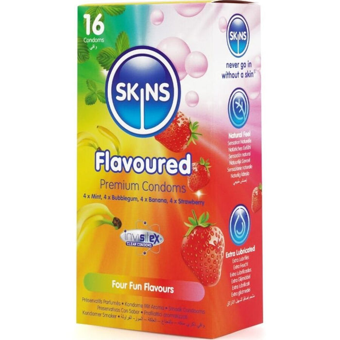 Multi Sabores preservativos premium pack 16