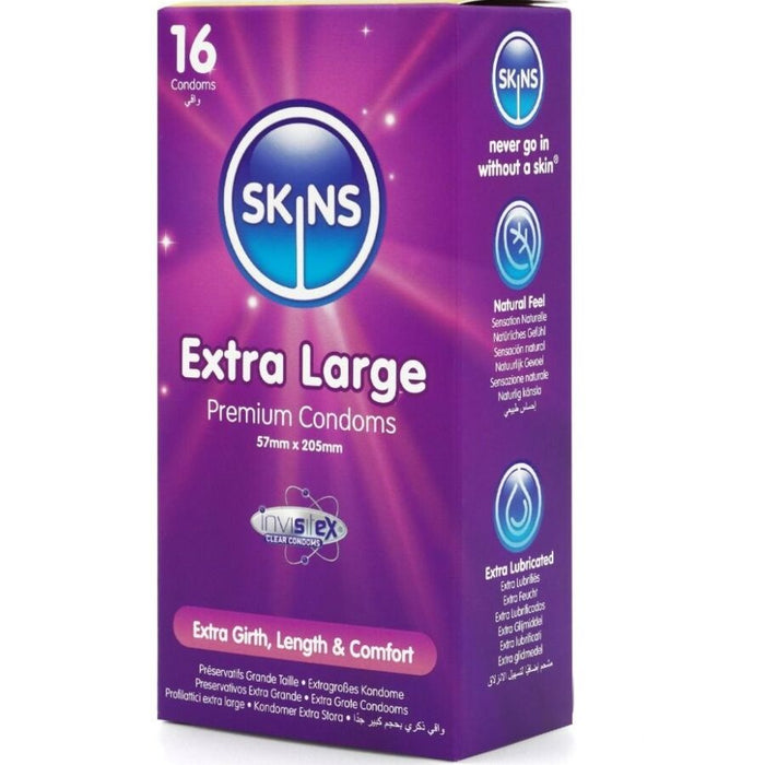 Tamaño XL preservativos premium pack 16