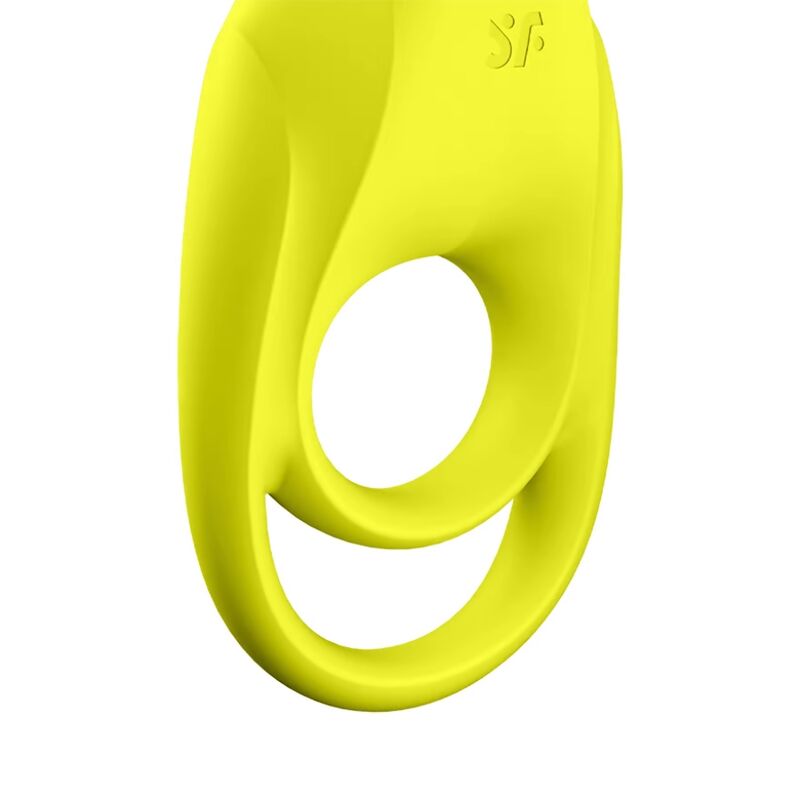Spectacular Duo anillo vibrador amarillo de Satisfyer