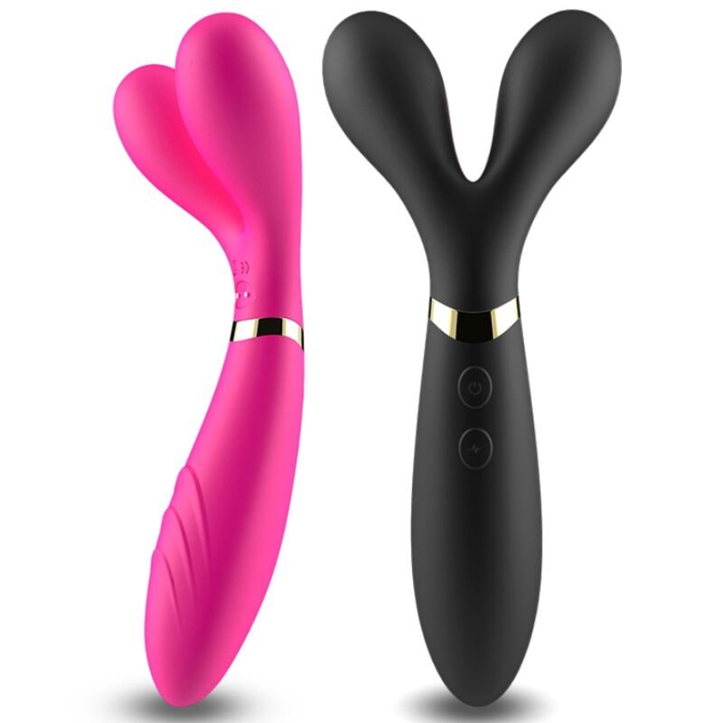 Y-Wand masajeador y vibrador de cabeza doble de Armony
